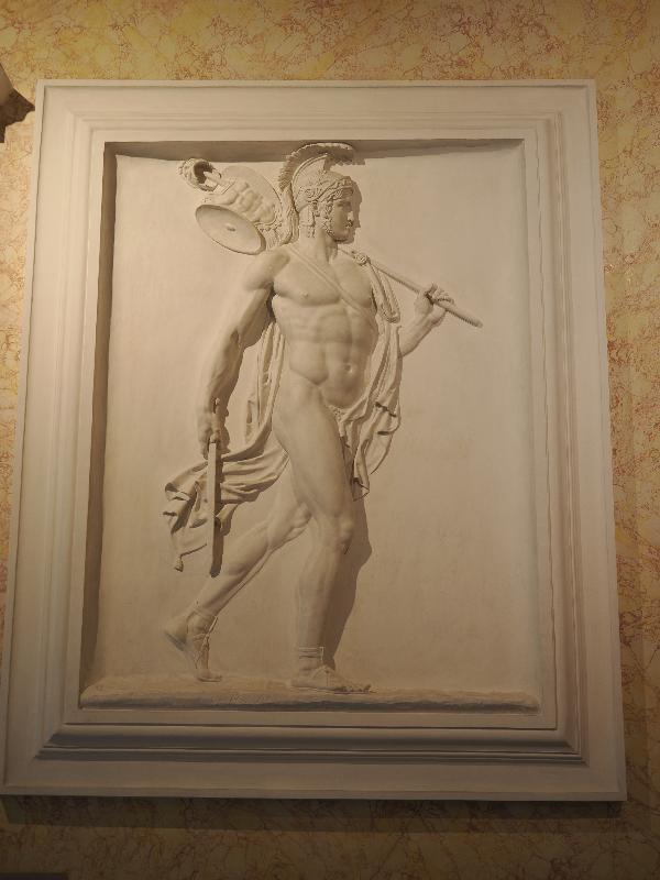 Tremezzina, Italy: Villa Carlotta, Plaster Room: Mars (first quarter 19th century, Camillo Pacetti)