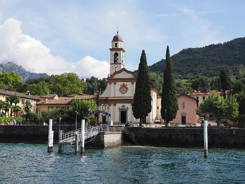 Lake Como, Italy: view of San Giovanni from ferry