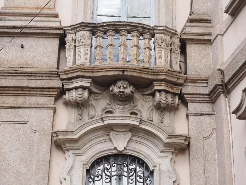 Milan, Italy: Palazzo Litta: balcony