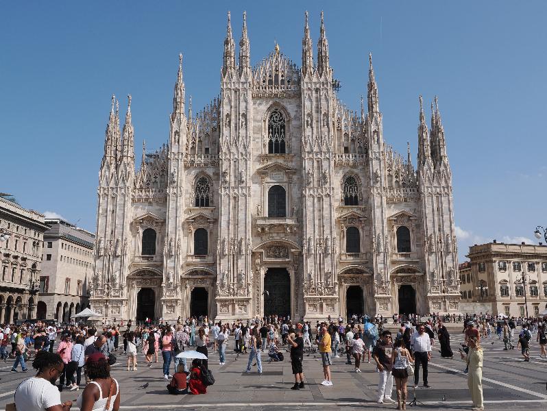 Milan, Italy: Duomo di Milano: view