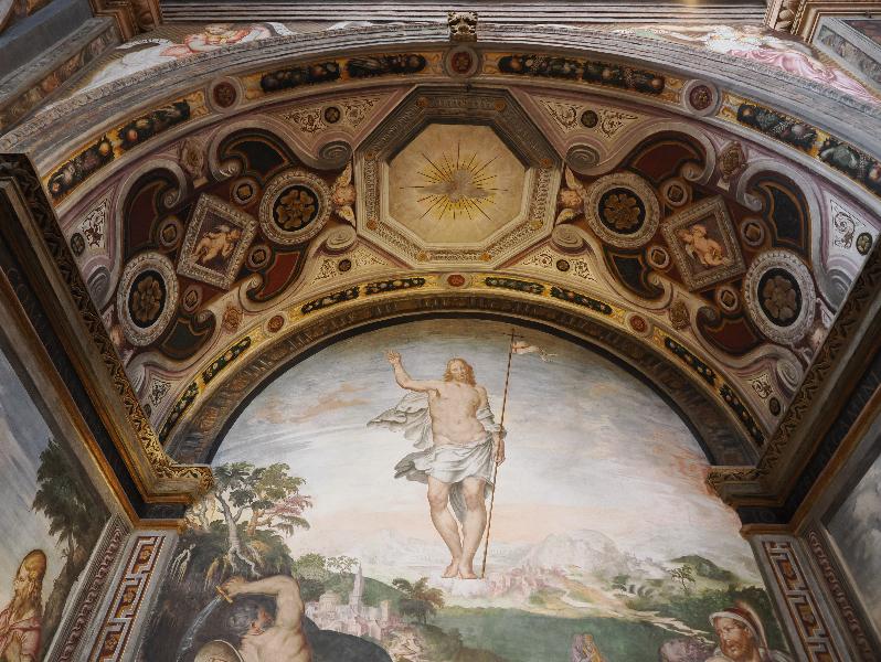 Milan, Italy: Chiesa di San Maurizio al Monastero Maggiore: Chapel of the Resurrection (Bergamina)