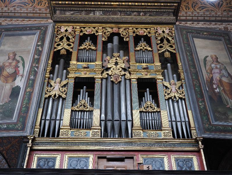 Milan, Italy: Chiesa di San Maurizio al Monastero Maggiore: organ (1557)