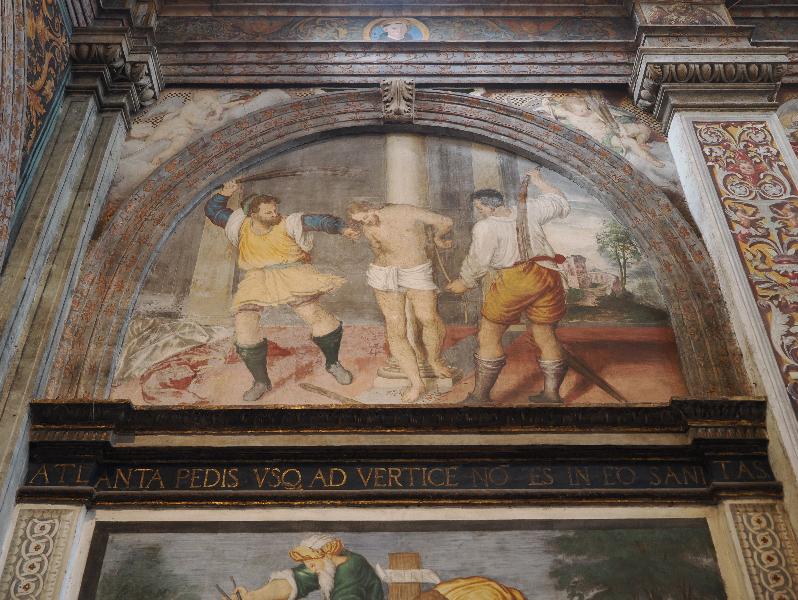 Milan, Italy: Chiesa di San Maurizio al Monastero Maggiore: Flagellation of Christ