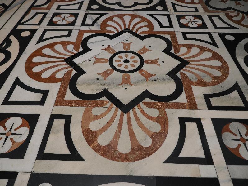 Milan, Italy: Duomo di Milano: floor decoration (Pellegrino Tibaldi)