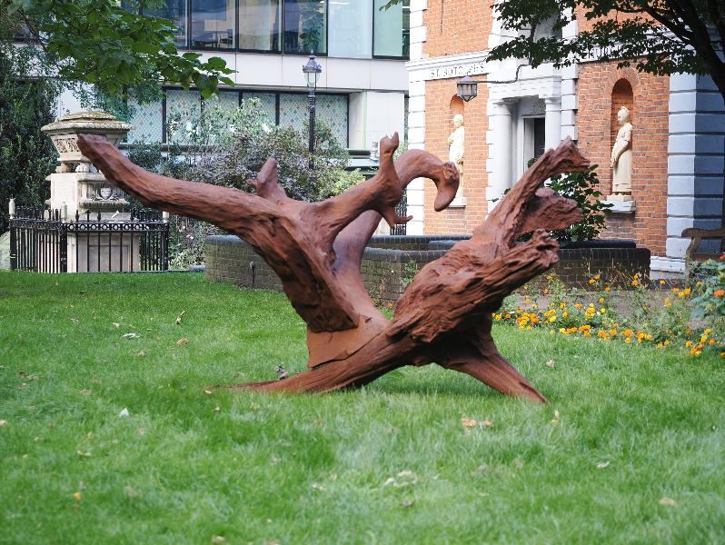 London, England: St Botolph-without-Bishopsgate: Roots: Palace (2019, Ai Weiwei)