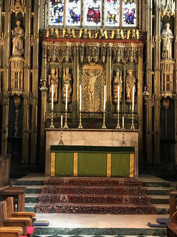 London, England: St Paul's Knightsbridge: altar and reredos