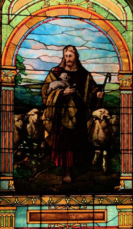 Tucker Memorial Window:  The Good Shepherd