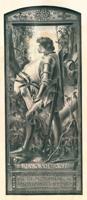 New Jersey, Orange, Orange Memorial Hospital: Shepard Memorial Window:  Sir Galahad
