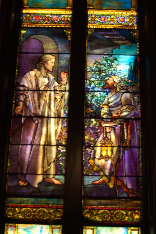 Wentworth Memorial Window:  Christ and Nicodemus