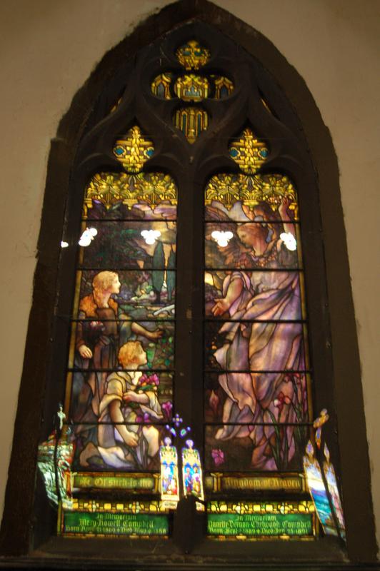 Campbell Memorial Window:  Guardian Angel