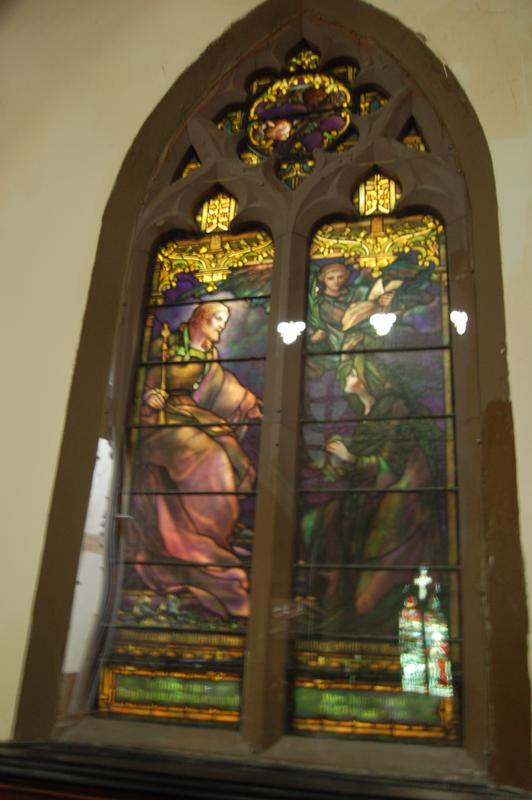 Campbell Memorial Window:  Christ and Charity