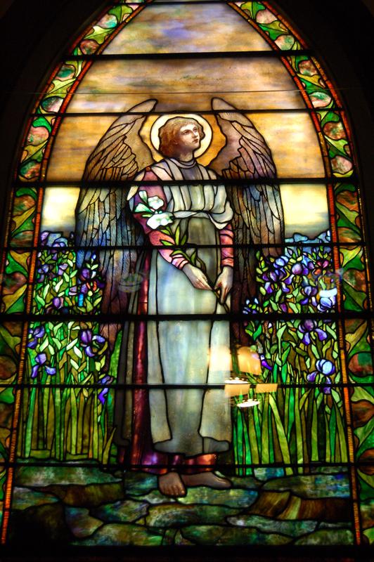 Levey Memorial Window:  Angel of Resurrection