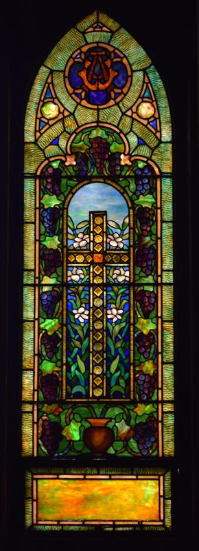 Stover Memorial Window:  ornamental window