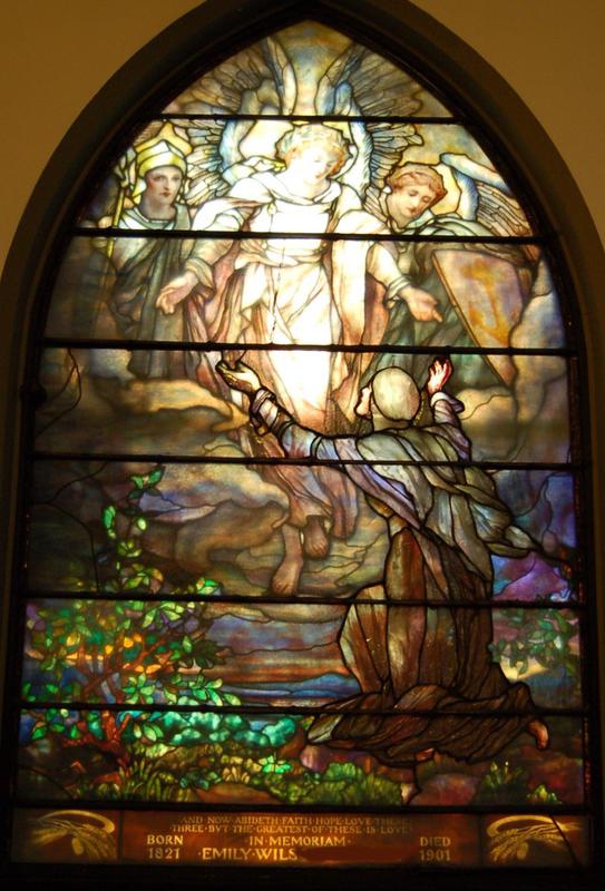 Howell Memorial Window:  The Vision of the Virtues