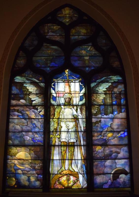 James Memorial Window:  St. Michael
