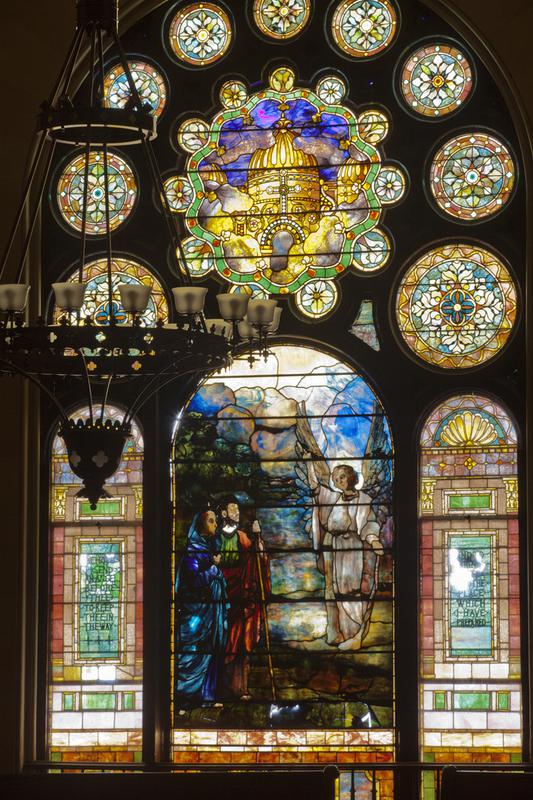 Roberts Memorial Window:  The Pilgrims