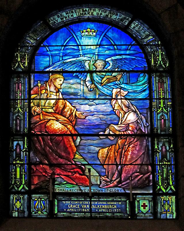 Van Valkenburgh Memorial Window:  My Jewels Window