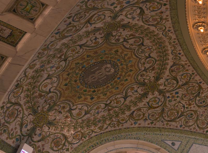 mosaic and decorations