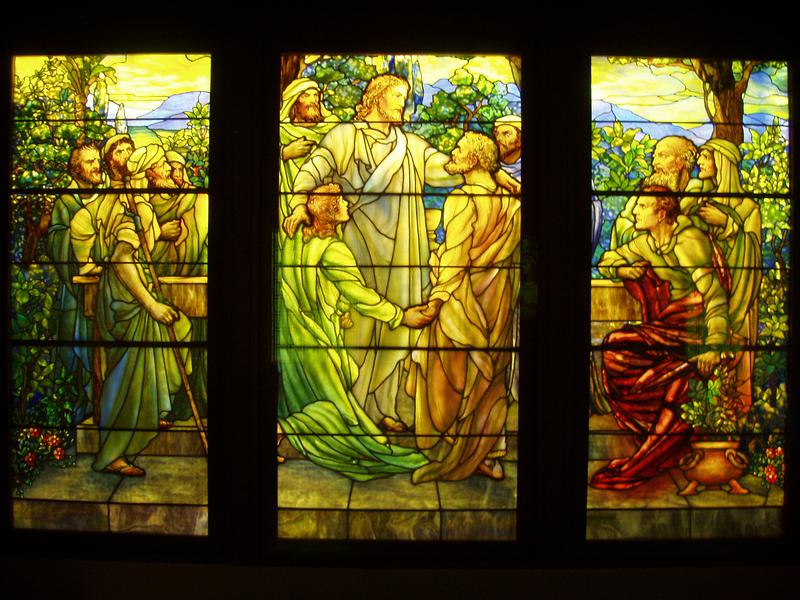 Shoemaker and Hoyt Memorial Window:  The Great Commission