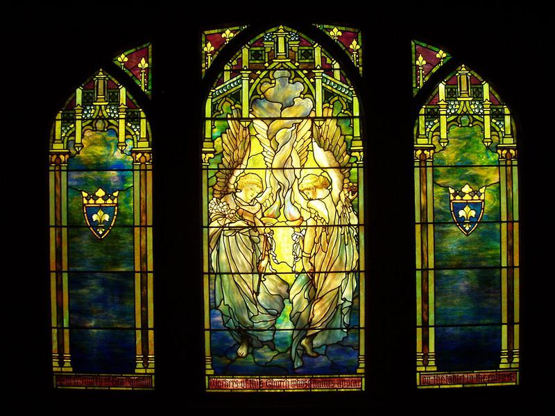 Stephens' Crossing Disaster Memorial Window:  Angel of Peace and Mercy