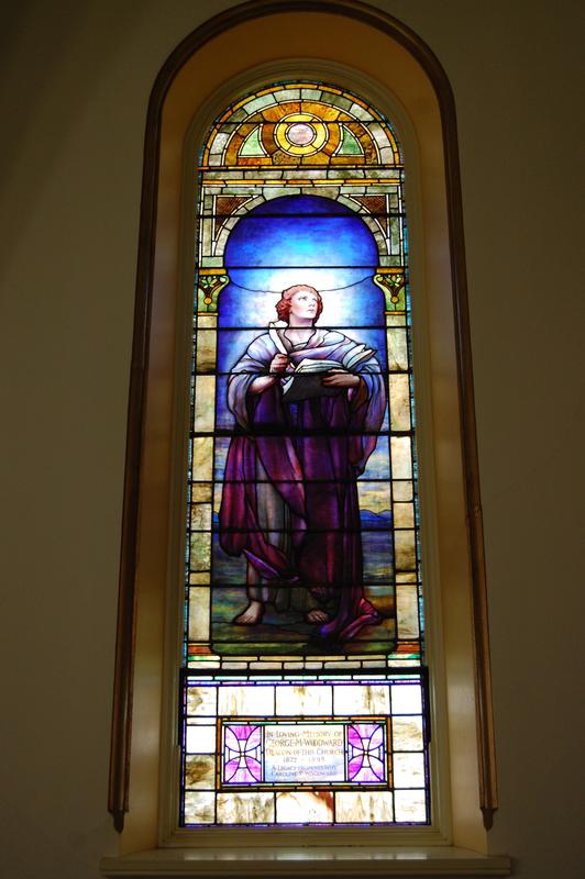 Woodward Memorial Window:  St. John