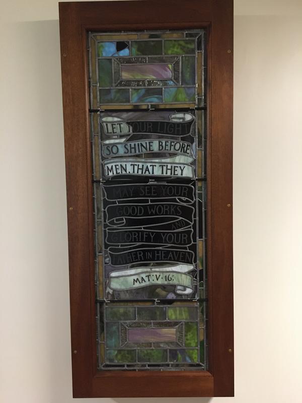 Conant Memorial Window:  The Peacemakers