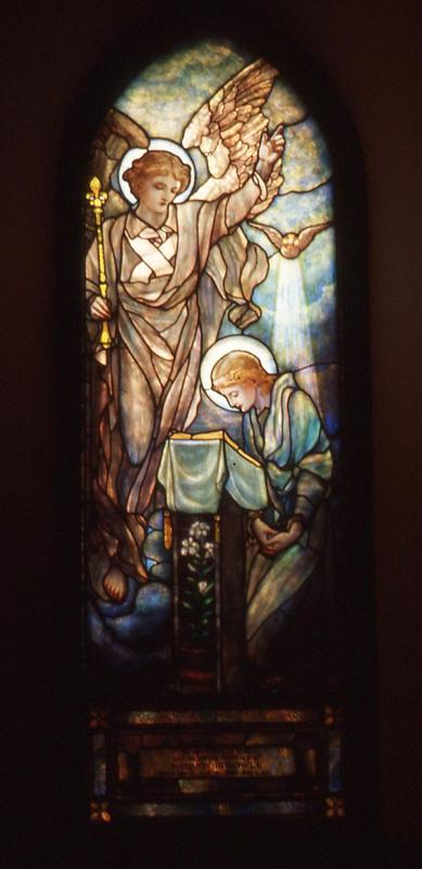 Mitchell Memorial Window:  Annunciation to Mary
