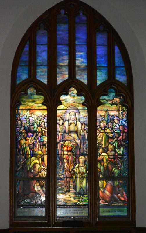 Dancy Memorial Window:  The Triumphal Entry Into Jerusalem