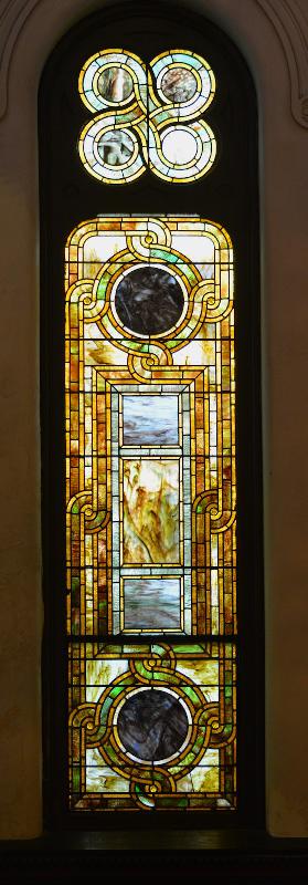Willard Memorial Window:  14 ornamental windows