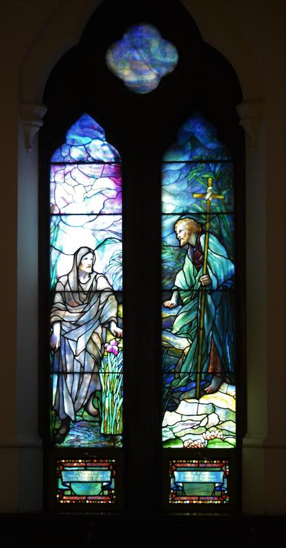 Andrews Memorial Window:  The Baptism