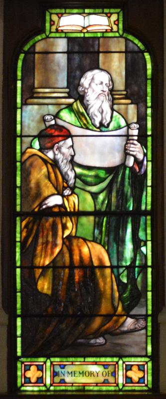 Hulbert Memorial Windows:  Boy Christ in the Temple