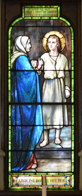 Hulbert Memorial Windows:  Boy Christ in the Temple