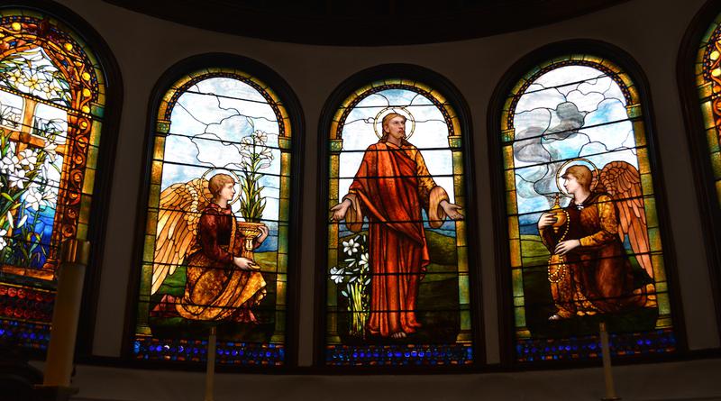 Christ and Adoring Angels