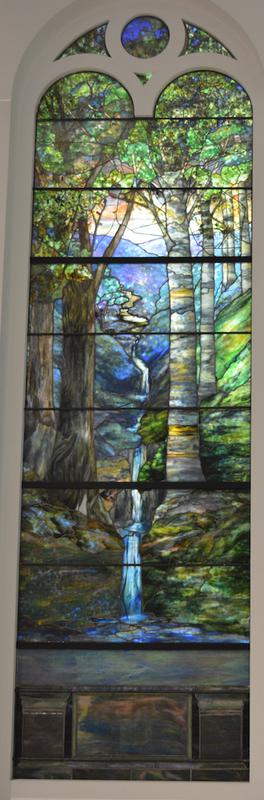 Swalm Memorial Window:  Dawn in the Woods in Springtime