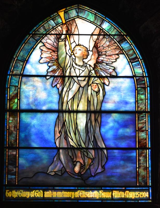 Allen Memorial Window:  Adoring Angel