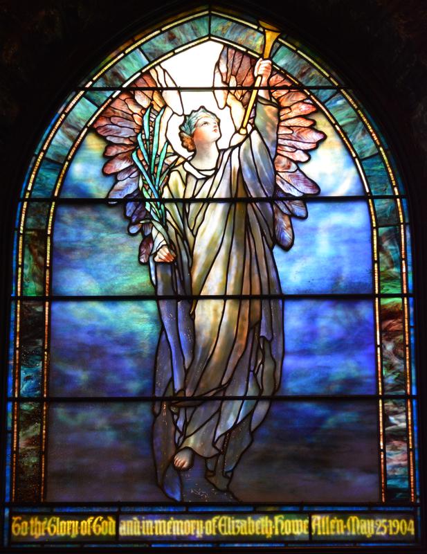 Allen Memorial Window:  Adoring Angel