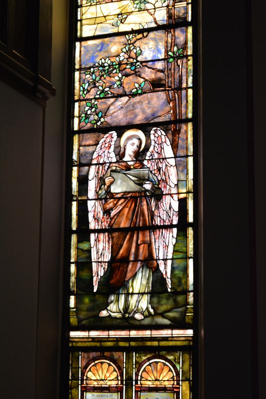 Ballard Memorial Window:  Angel of Praise