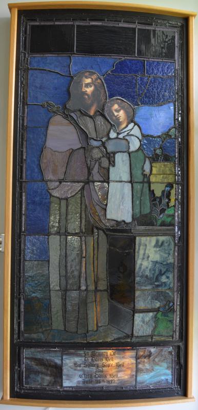 Bell Memorial Window:  St. Joseph and Infant Christ