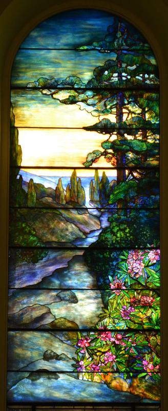 Thompson Memorial Window:  landscape