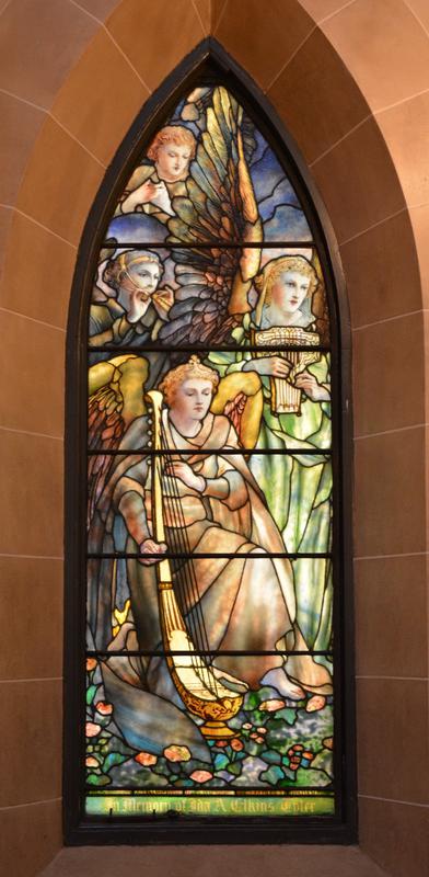 Tyler Memorial Window:  Angels Playing Musical Instruments