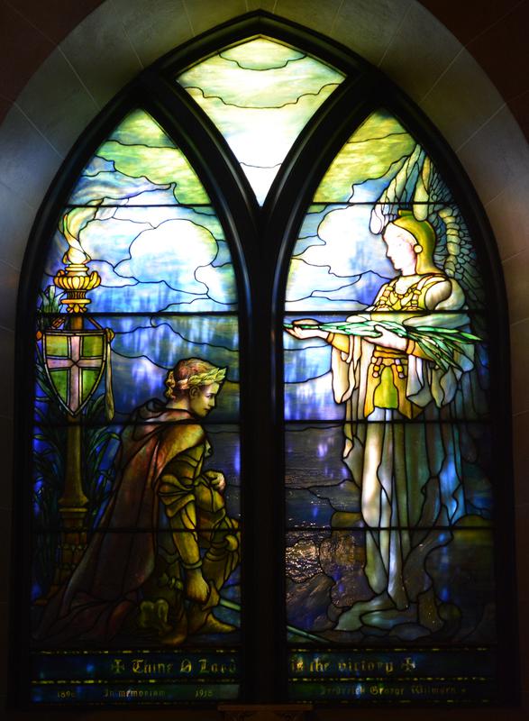 Wilmsen Memorial Window:  Thine O Lord is the Victory