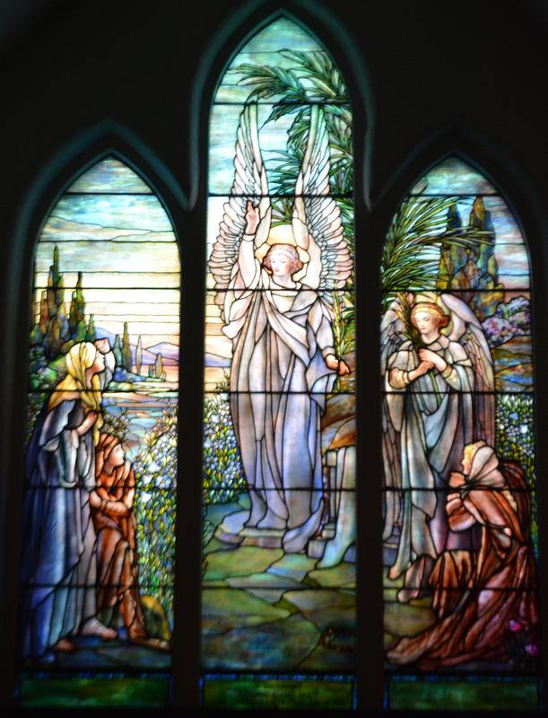 Holt Memorial Window:  Three Marys at the Tomb