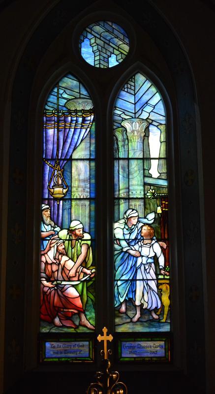 Curtis Memorial Window:  Boy Christ in the Temple