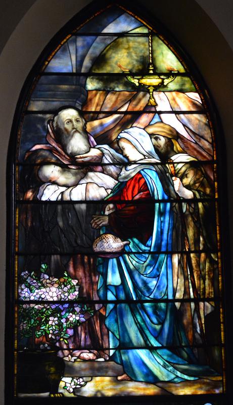 Du Bois and Hart Memorial Window:  Presentation in Temple