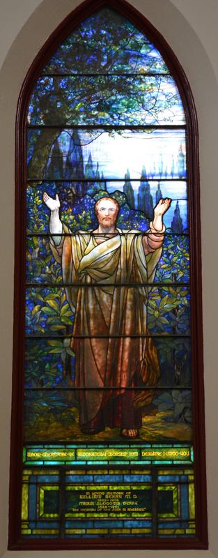 Terry Memorial Window:  Paul Preaching at Athens