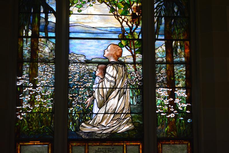 Barrett Memorial Window:  Christ Blessing Little Children