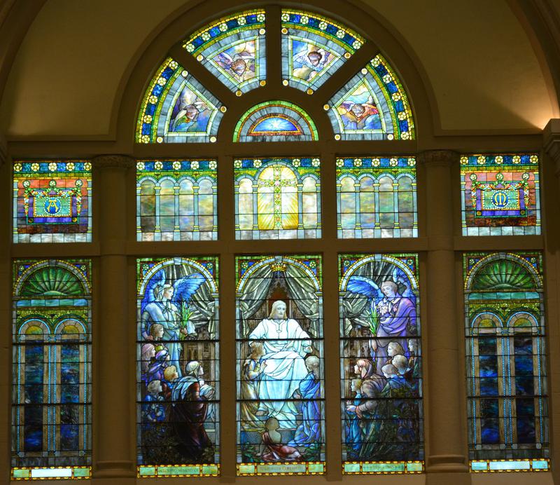 Goodspeed Memorial Window:  Christ Blessing Little Children