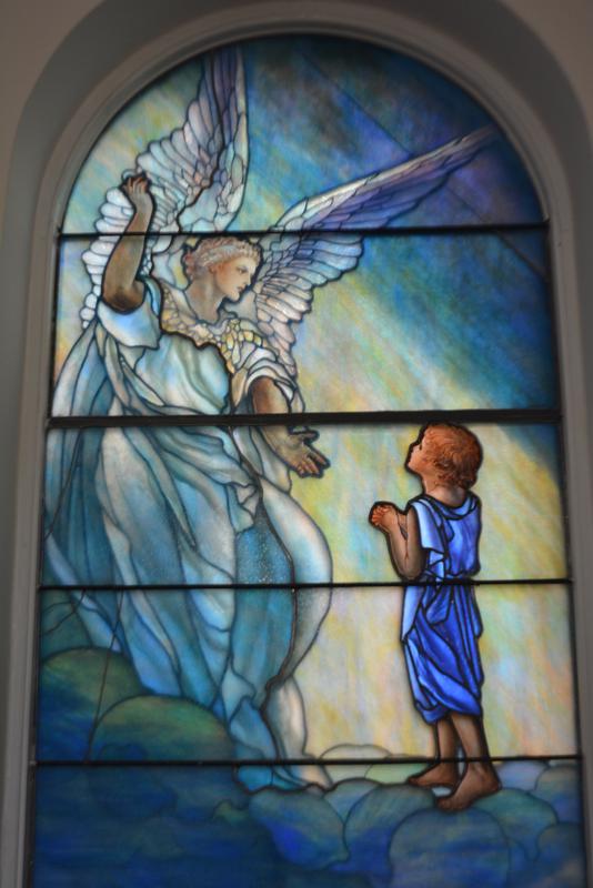 Stewart Memorial Window:  There Shall Be No Night There