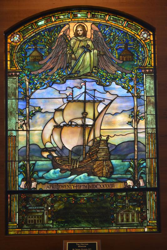 Trowbridge Memorial Window:  The Hector