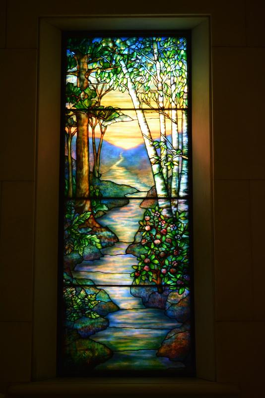 Newell Memorial Window:  landscape